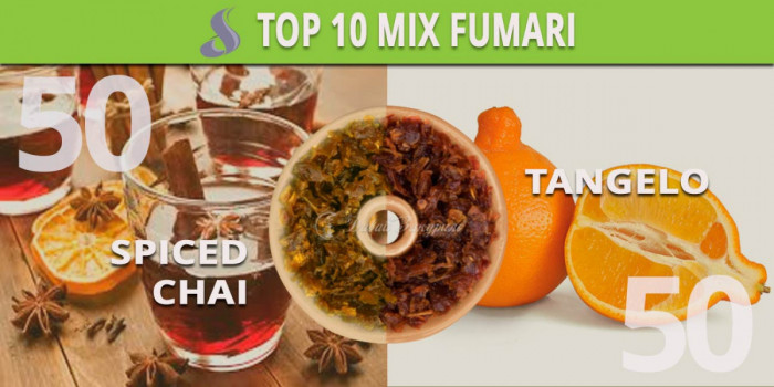 Кращі мікси для кальяну - Fumari Spiced Chai, Fumari Tangelo