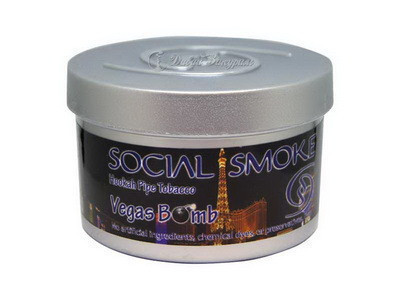 Табак Social Smoke - Вегас-Бомб - баночка табака