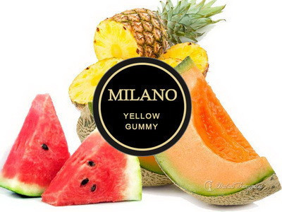 Milano - Yellow gummy - ананас, диня, кавун