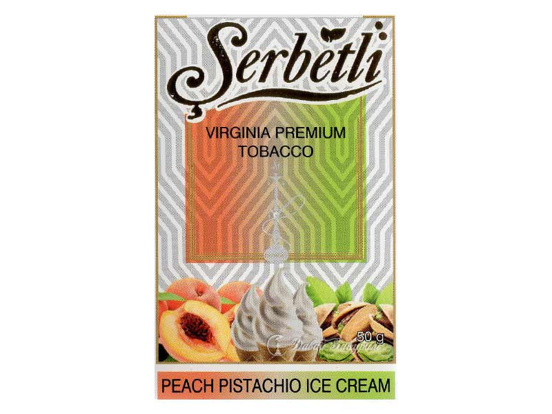 serbetli-virginia-tobacco-serbetli-peach-pistachio-ice-cream-izobrazhenie-na-pachke-fistashki-i-morozhenoe