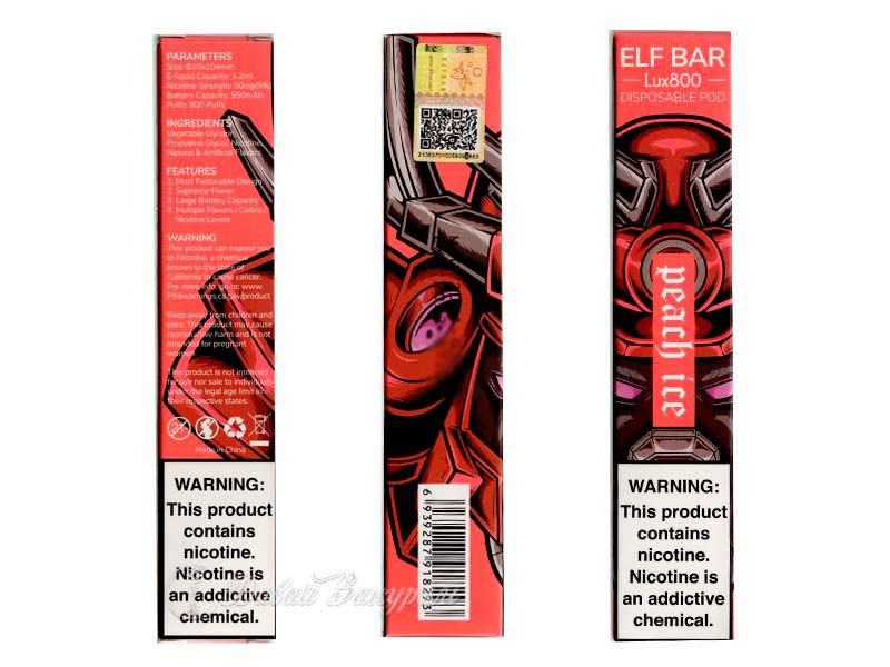 Электронная сигарета Elf Bar Lux 800 Peach Ice