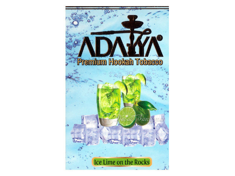 izobrazhenie-adalya-premium-hookah-tobacco-ice-lime-on-the-rocks-siniaia-pachka-stakany-s-mokhito-na-ledianykh-kubikakh