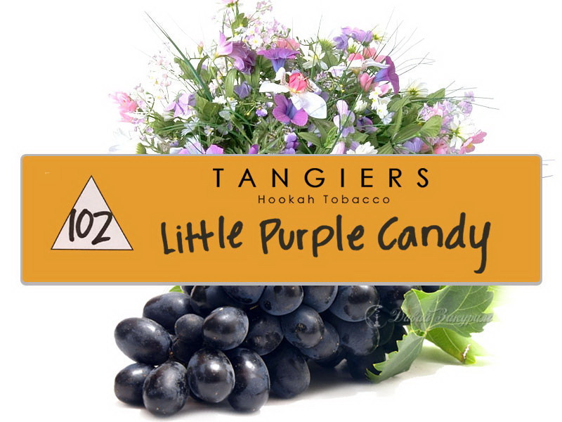 zheltyi-tangiers-hookah-tobacco-102-little-purple-candy-tsvety-i-grozd-vinograda