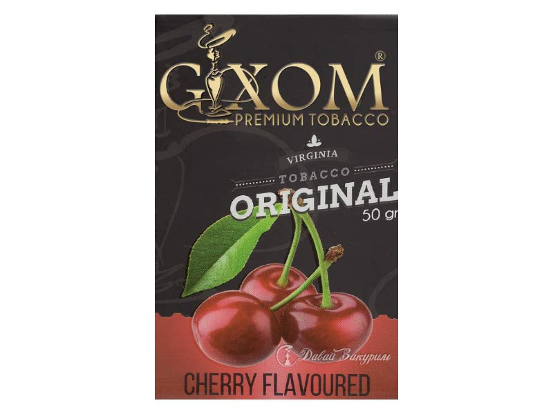 gixom-premium-tobacco-virginia-tobacco-original-50-gr-cherry-flavoured-izobrazhenie-na-pachke-iagody-vishni
