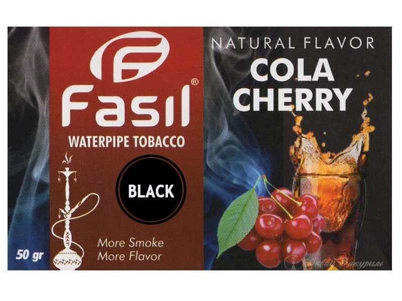 fasil-waterpipe-tobacco-natural-flavor-cola-cherry-temno-krasnaia-upakovka-stakan-koly-i-vishnia