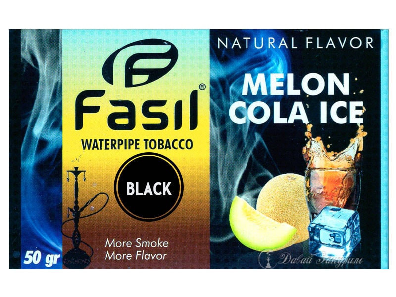 fasil-waterpipe-tobacco-natural-flavor-melon-cola-ice-bezhevo-biriuzovaia-upakovka-dynia-stakan-koly-kubik-lda
